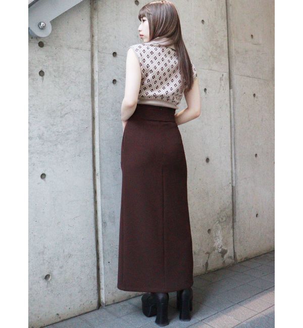 MURUA「ディープスリットペンシルスカート」|スカート|