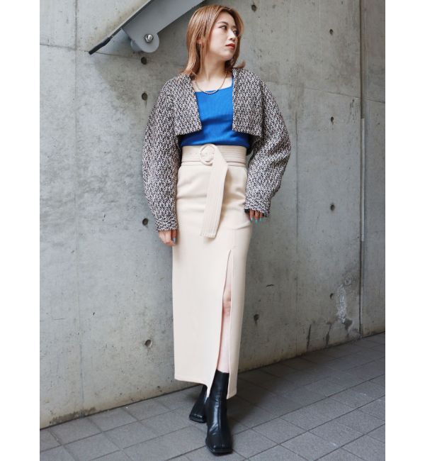 MURUA「ディープスリットペンシルスカート」|スカート|