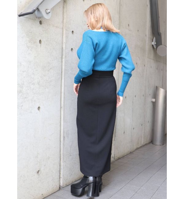 MURUA「ディープスリットペンシルスカート」|スカート|