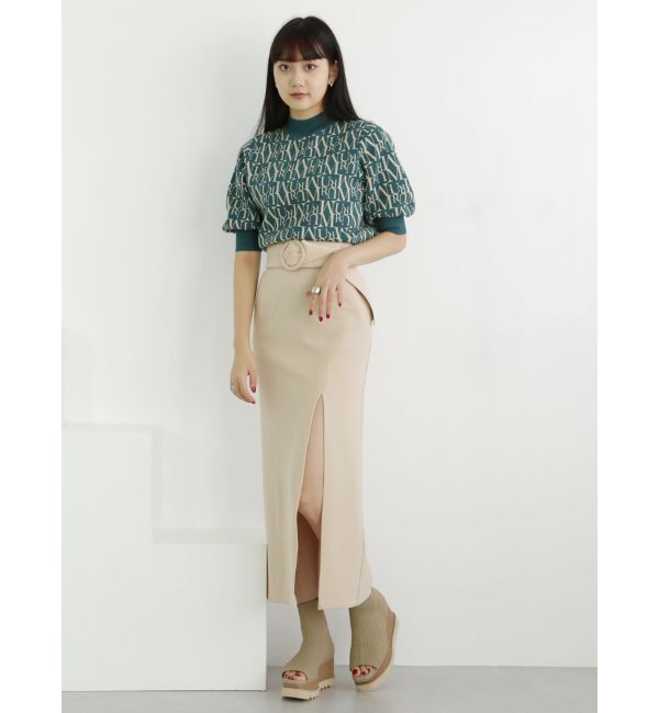 MURUA「ディープスリットペンシルスカート」|スカート|