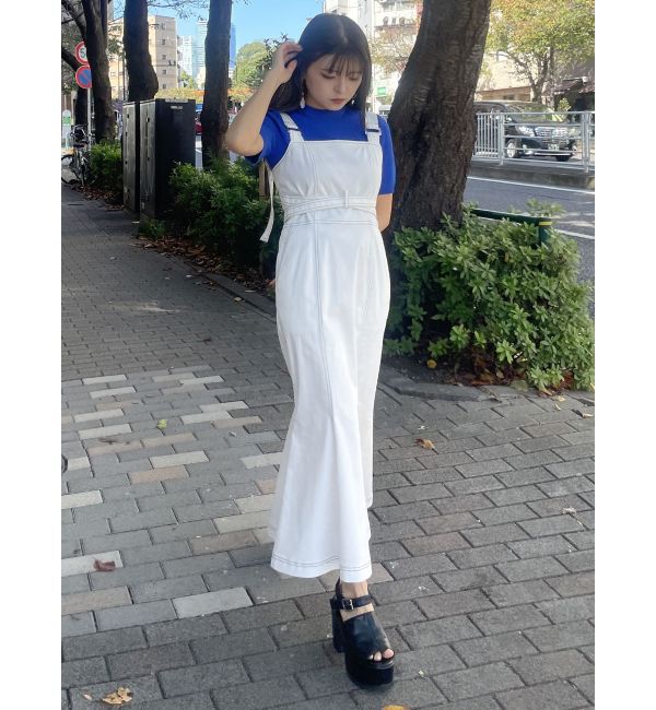 MURUA「ハーフスリーブタイトリブニット」|ニット・セーター|