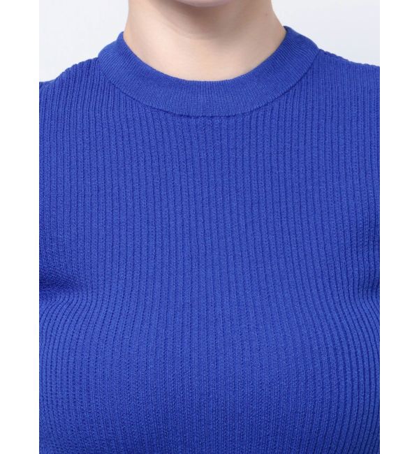 MURUA「ハーフスリーブタイトリブニット」|ニット・セーター|