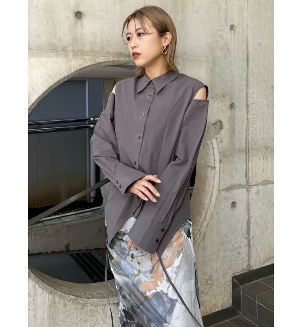 MURUA「ターンバック2wayシャツ」|シャツ・ブラウス|