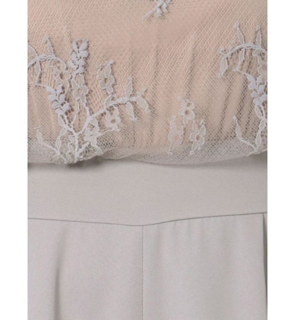 LAGUNAMOON「LADYパネルレースドッキングコンビネゾン」|ドレス|