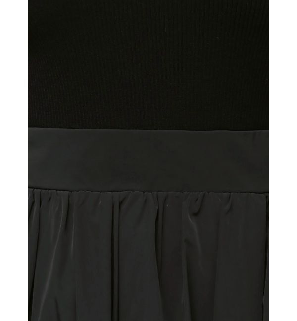 LAGUNAMOON「ドッキングタフタニットワンピース」|ワンピース|