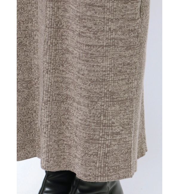 LAGUNAMOON「メランジフレアカフニットワンピース」|ワンピース|