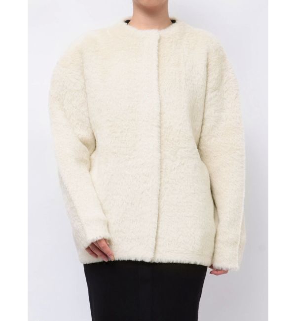 LAGUNAMOON「ミニシャギーセッケツニットカーディガン」|カーディガン|