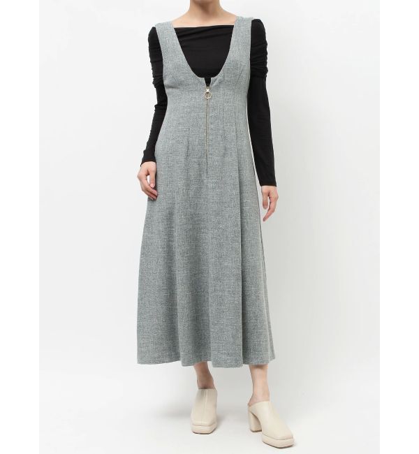 LAGUNAMOON「メランジジャンパースカート」|ジャンパースカート|