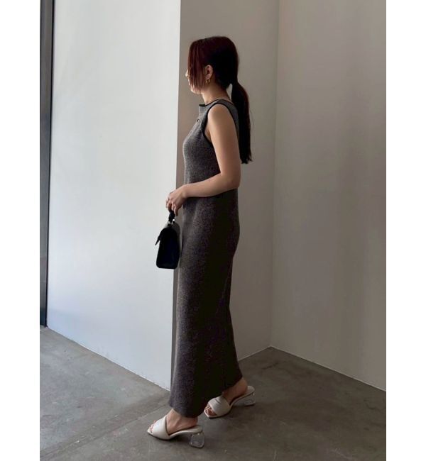 LAGUNAMOON「カットアウトニットワンピース」|ワンピース|