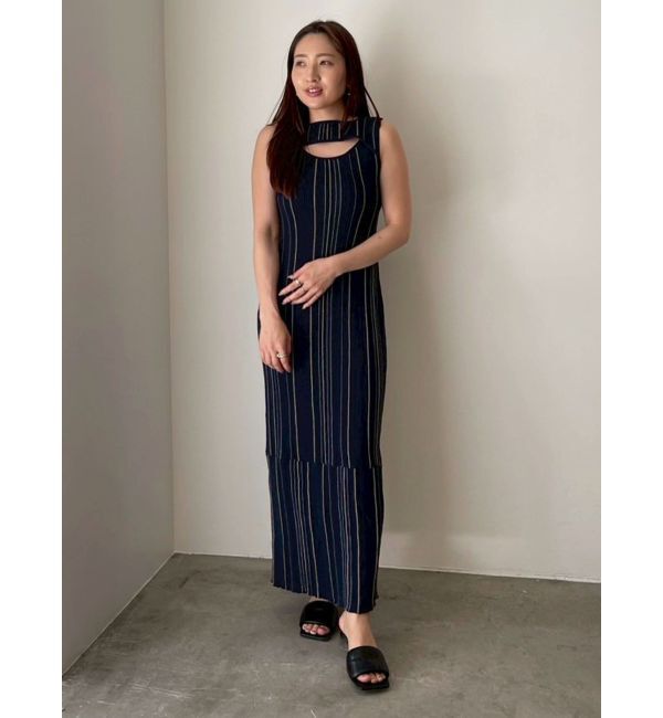 LAGUNAMOON「カットアウトニットワンピース」|ワンピース|