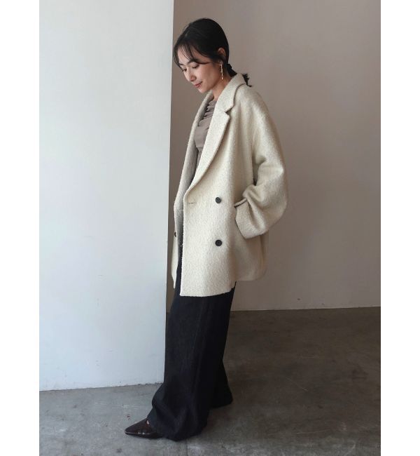 LAGUNAMOON「ネップツイードオーバージャケットコート」|その他|