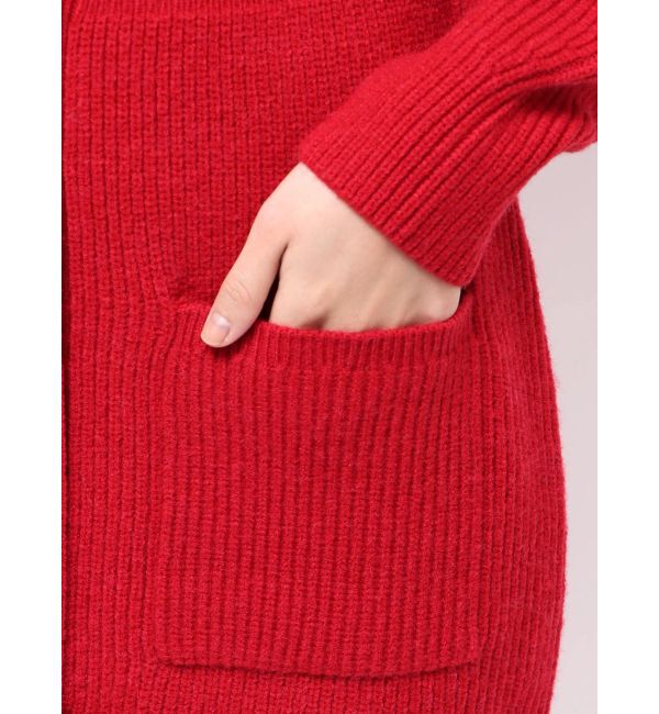 LAGUNAMOON「フロントポケットIラインニットワンピース」|ワンピース|