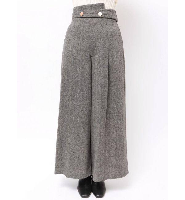 LAGUNAMOON「ウールブレンドツイードワイドパンツ」|その他|