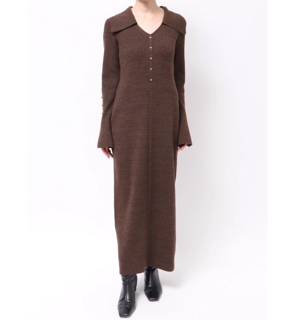 LAGUNAMOON「ビックカラーメタルボタンワンピース」|ワンピース|