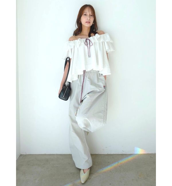 LAGUNAMOON「【FILA別注】エアリーナイロンバナナパンツ」|その他|