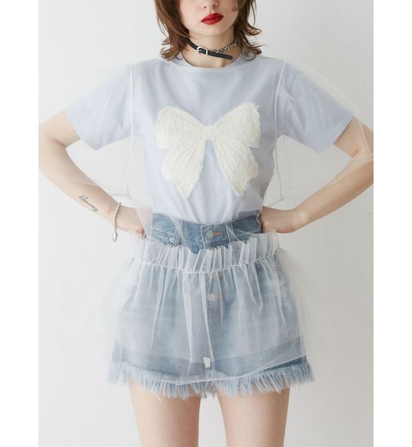 jouetie「ボリュームチュールレイヤードワンピース」|ワンピース|