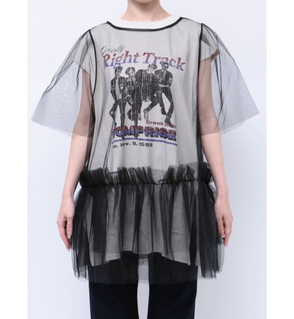 jouetie「ボリュームチュールレイヤードワンピース」|ワンピース|