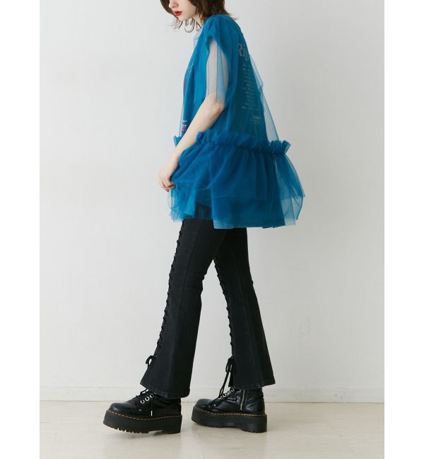 jouetie「ボリュームチュールレイヤードワンピース」|ワンピース|