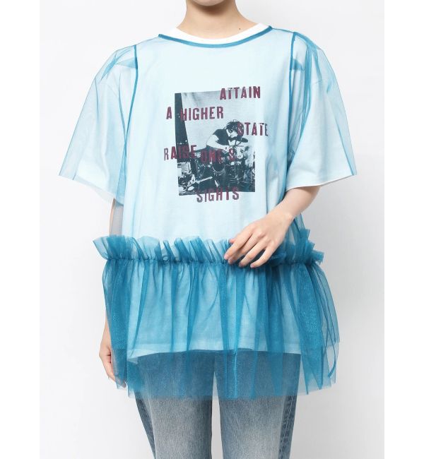 jouetie「ボリュームチュールレイヤードワンピース」|ワンピース|