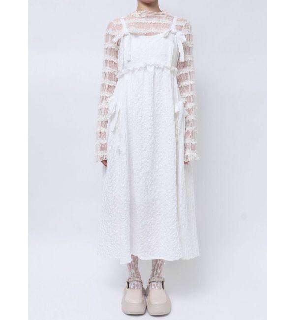 merry jenny「pokopoko ribbon race dress」|ワンピース|