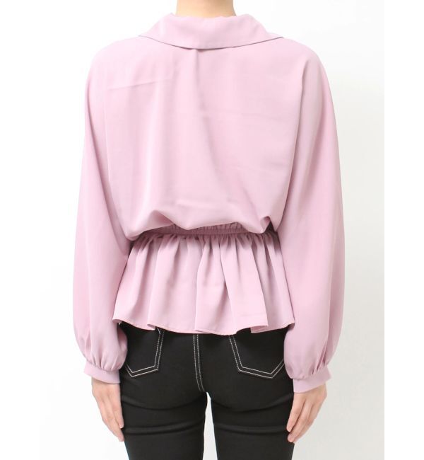 GYDA「カシュクールペプラムブラウス」|シャツ・ブラウス|