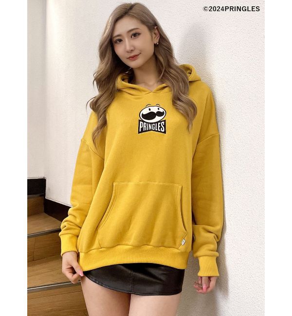 GYDA「GYDA&times;PRINGLES スウェットパーカー」|Tシャツ・カットソー|マスタード