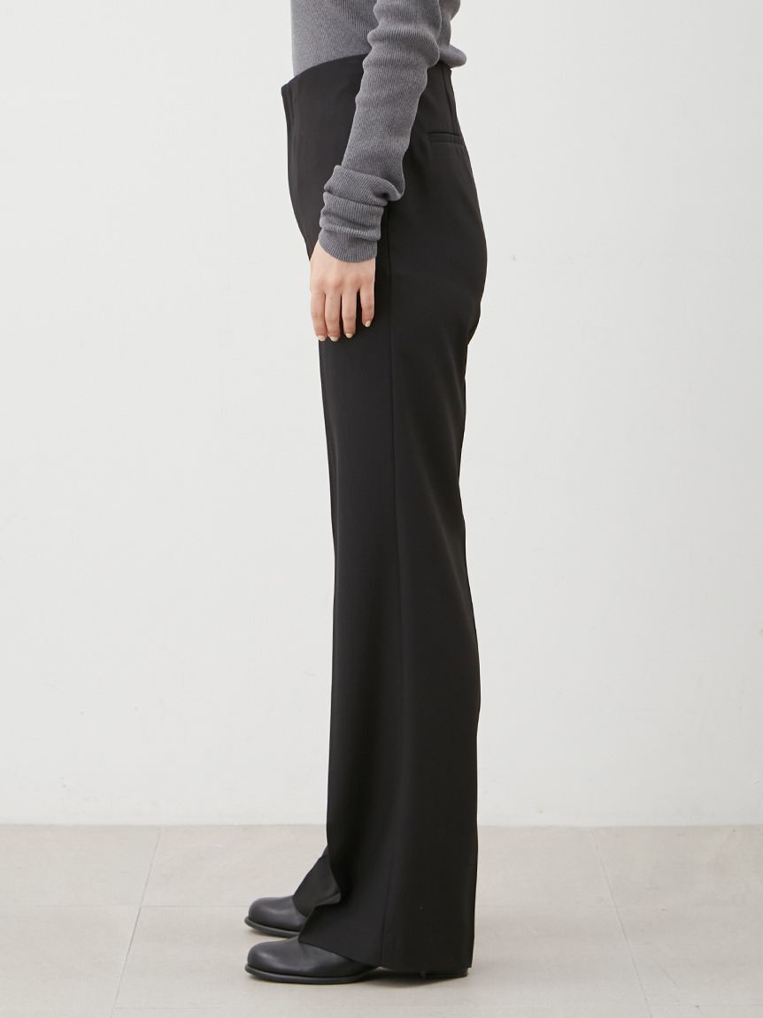 Mila Owen「巻きスカートレイヤウエストゴムシガレットパンツ」|チノ|