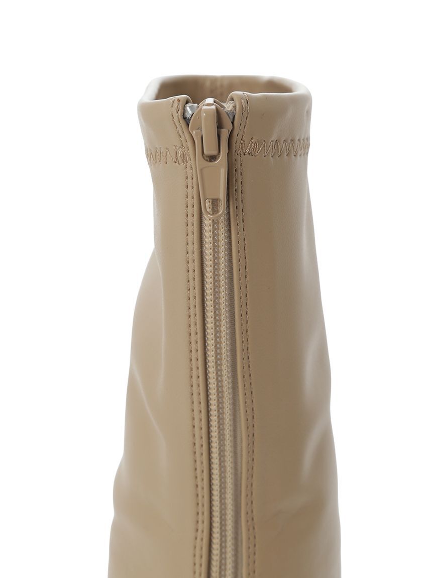 Mila Owen「チャンキーヒールストレッチショートブーツ」|ショートブーツ|