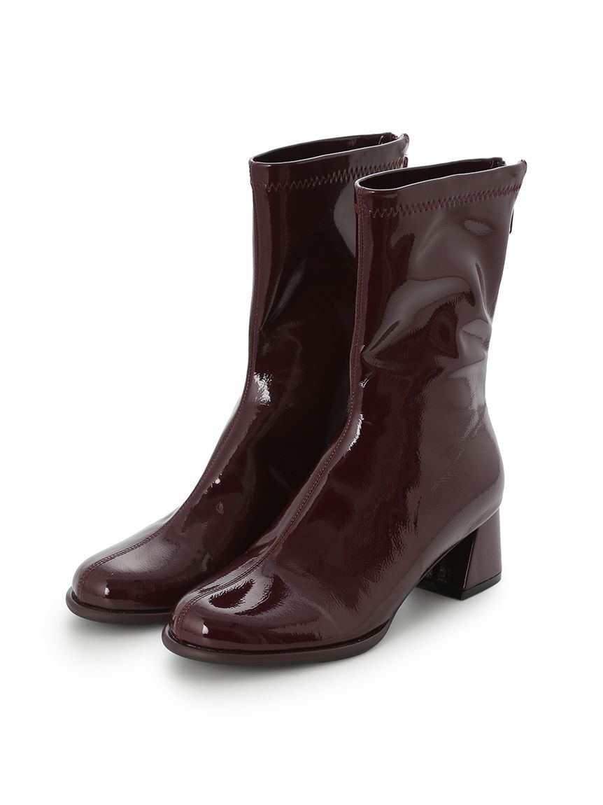 Mila Owen「チャンキーヒールストレッチショートブーツ」|ショートブーツ|BRD