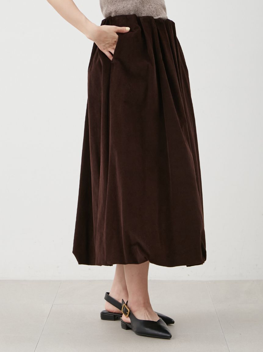 Mila Owen「コーデュロイ2サイズバルーンスカート」|スカート|