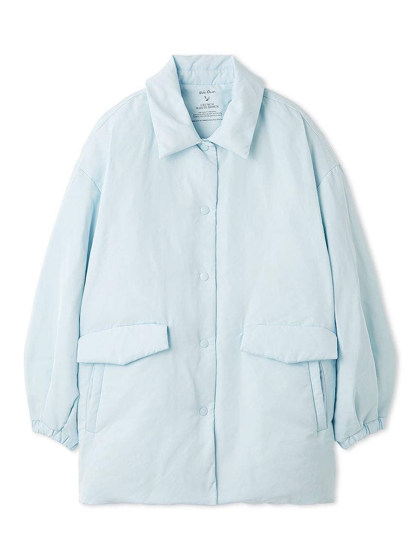 Mila Owen「ステンカラーテントシルエットダウンジャケット」|ダウン|