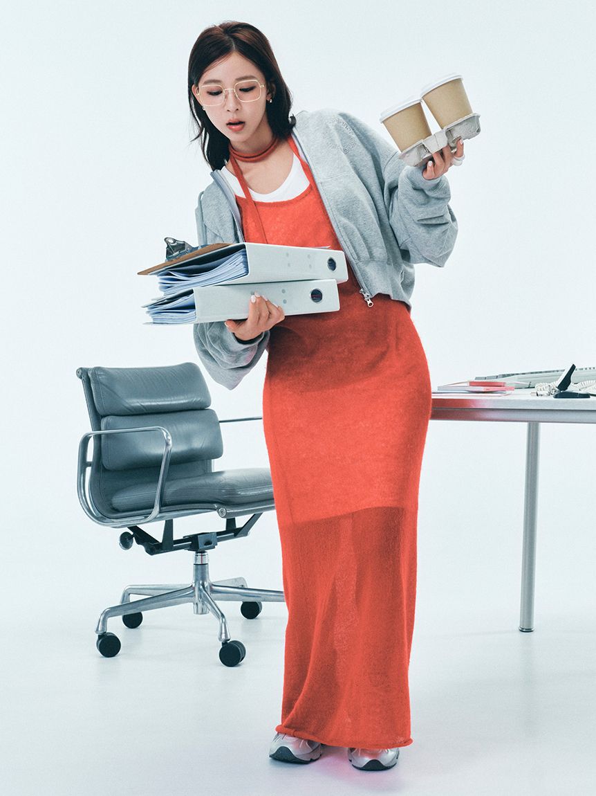 emmi atelier「2wayモヘアニットキャミワンピース」|ワンピース|