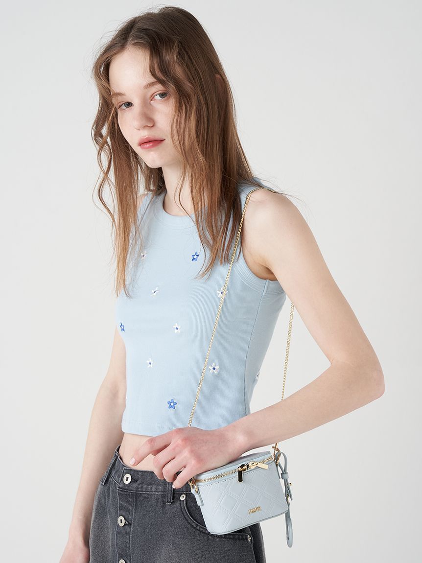 FURFUR「【限定カラー】マイクロキルティングバニティバッグ」|ショルダー・メッセンジャー|