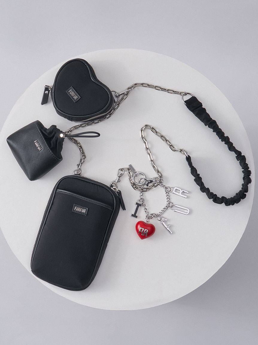 FURFUR「【WEB限定カラー】マテリアルコンビ3SETショルダーバッグ」|ショルダー・メッセンジャー|BLK