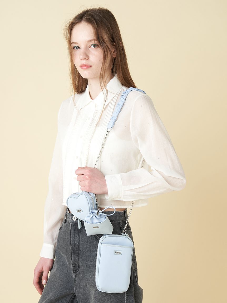 FURFUR「【WEB限定カラー】マテリアルコンビ3SETショルダーバッグ」|ショルダー・メッセンジャー|