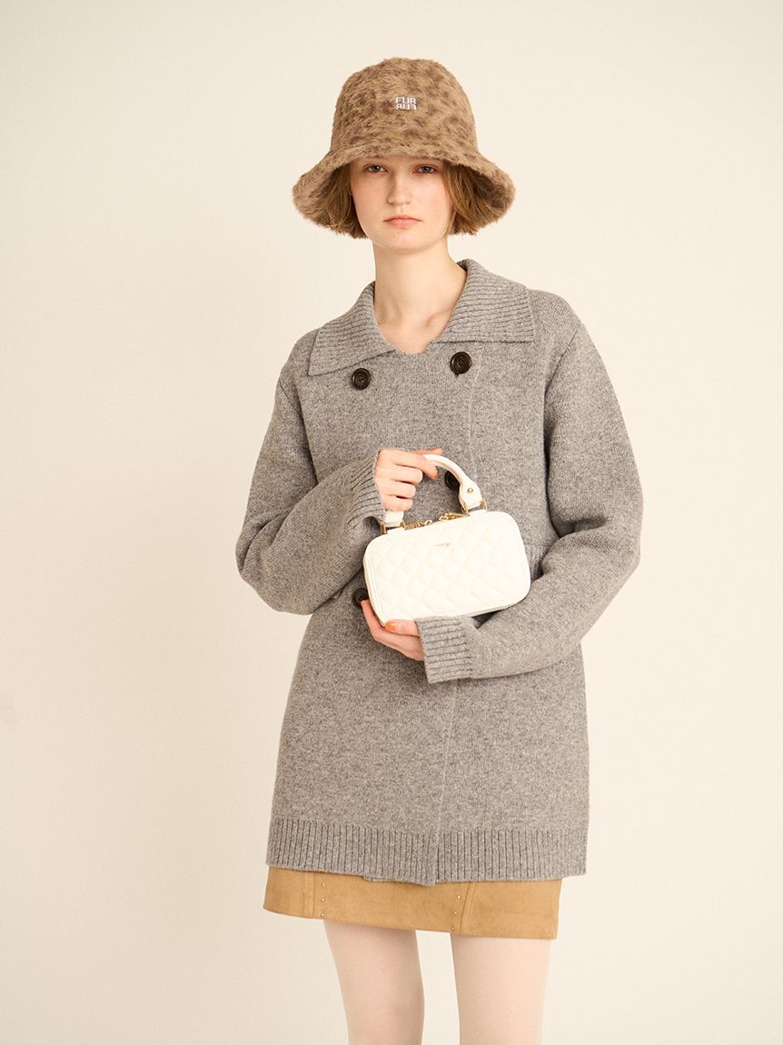 FURFUR「【限定カラー】キルティングフォンホルダー」|ショルダー・メッセンジャー|