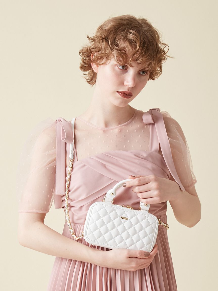 FURFUR「【限定カラー】キルティングフォンホルダー」|ショルダー・メッセンジャー|