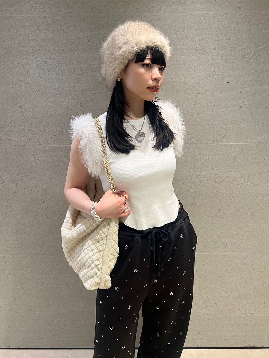 FURFUR「レザーパールブレスレット」|ブレスレット・バングル|