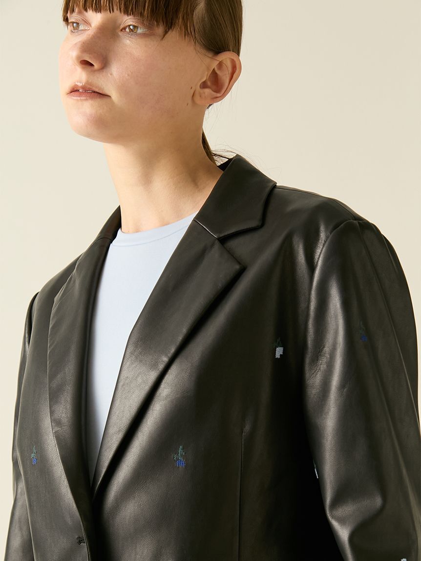 FURFUR「【限定カラー】ローズ刺繍テーラードジャケット」|テーラードジャケット|