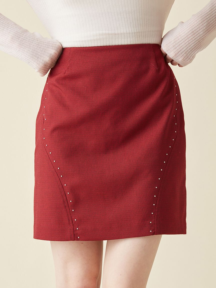 FURFUR「スタッズデザインミニスカート」|スカート|
