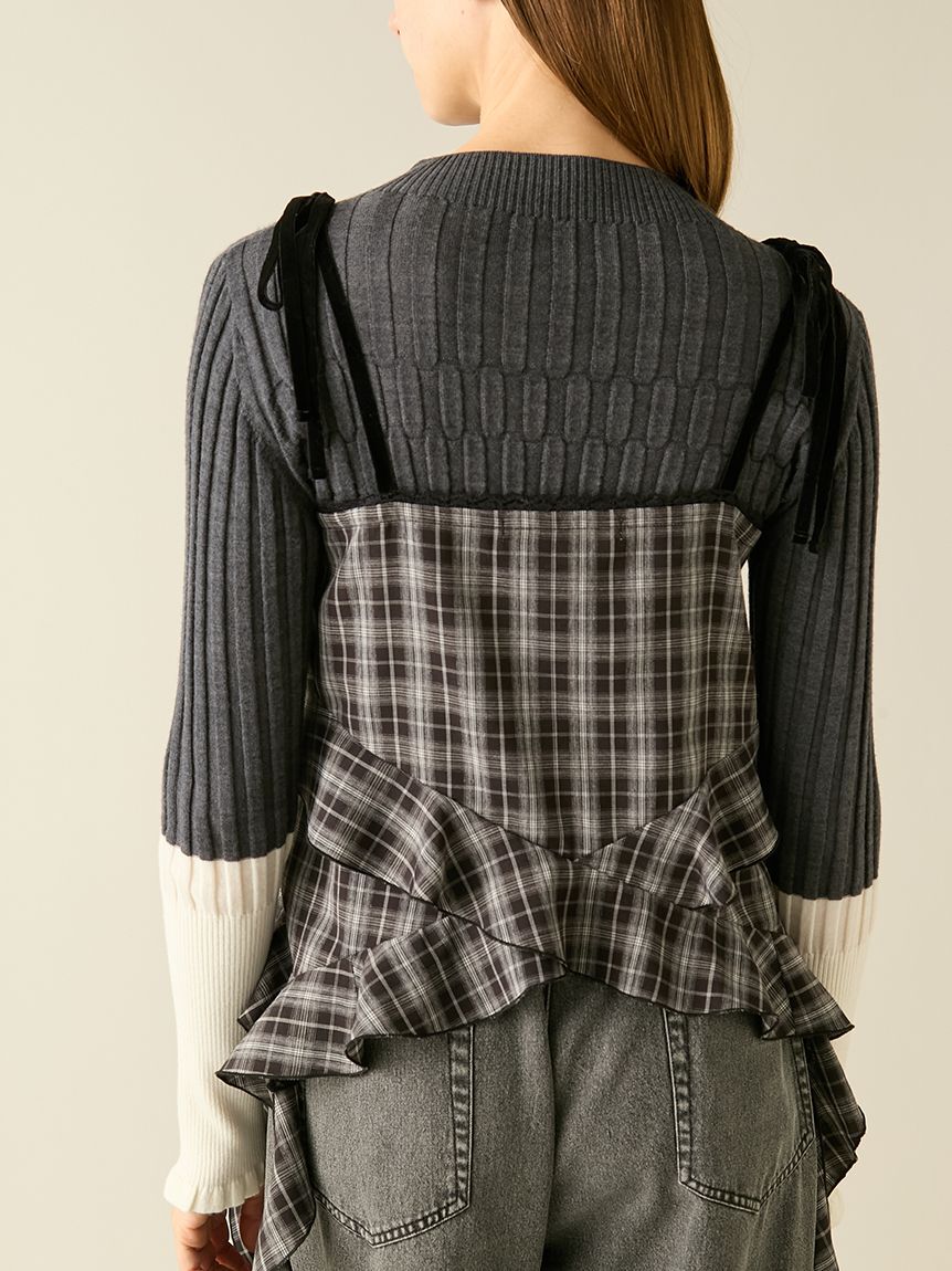 FURFUR「フリルキャミトップス」|キャミソール|