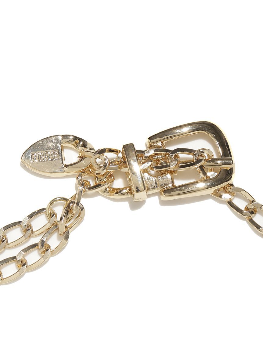 FURFUR「ランダムモチーフチェーンベルト」|ベルト|