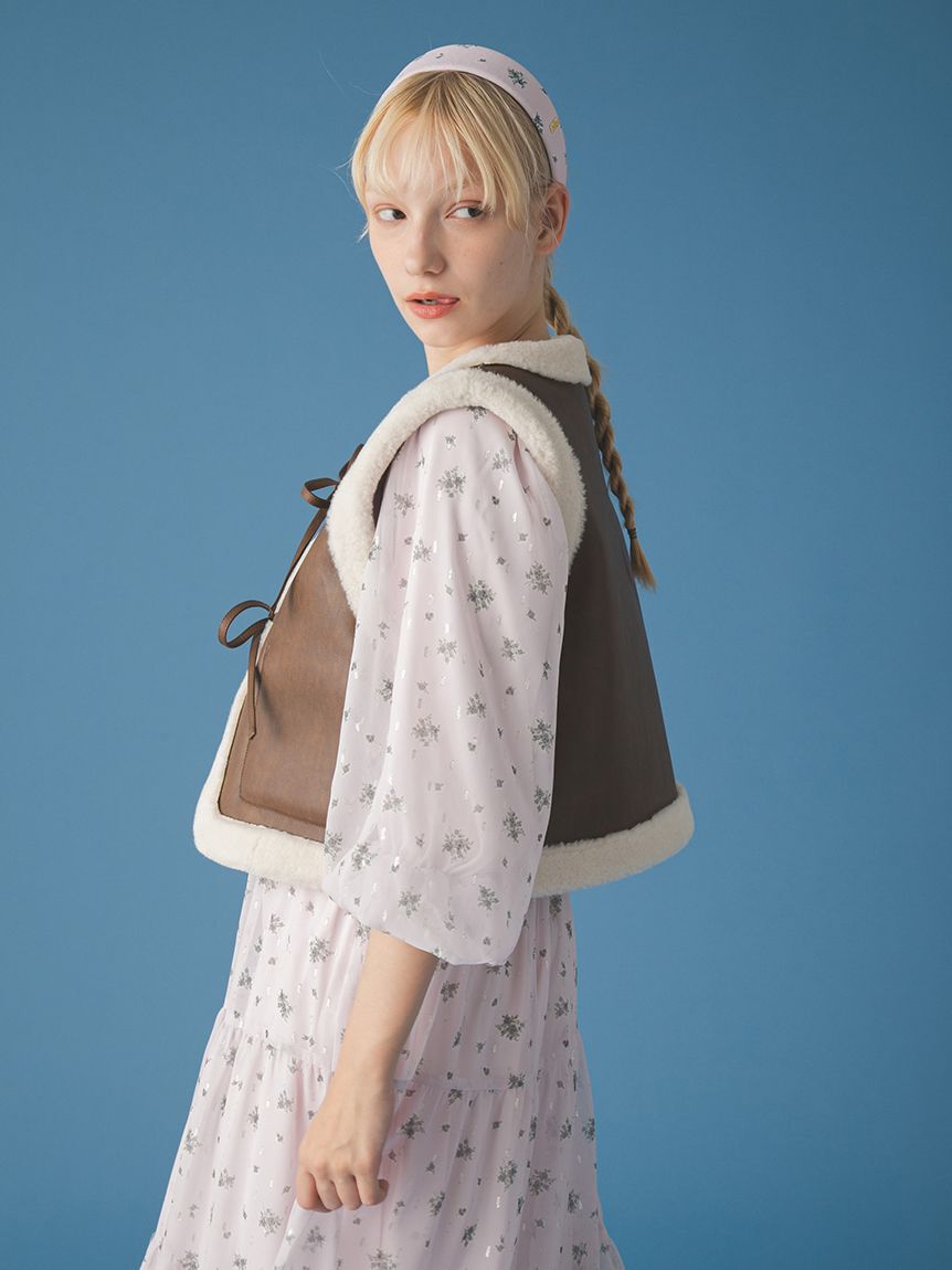 FURFUR「リバーシブルムートンベスト」|ダウンベスト・ベスト|