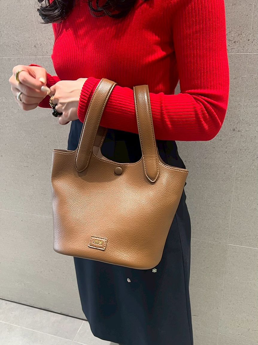 FURFUR「【WEB限定カラー】ロゴカシメバケットバッグ」|ハンドバッグ|