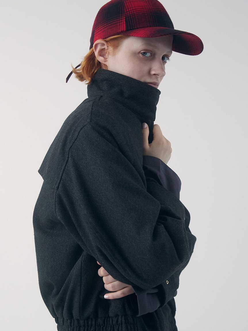 FURFUR「バックリボンチェック柄キャップ」|キャップ・キャスケット|