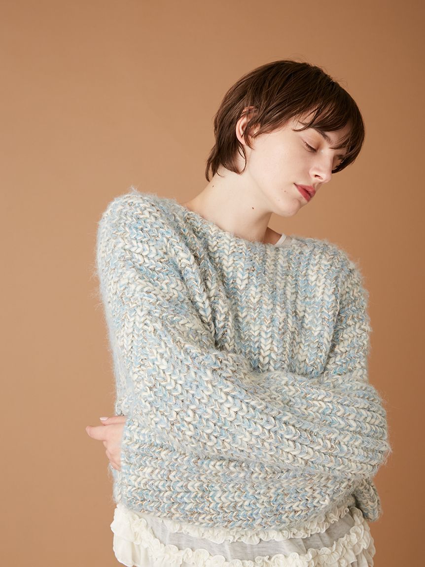 FURFUR「ミックスヤーンチャンキーセーター」|ニット・セーター|