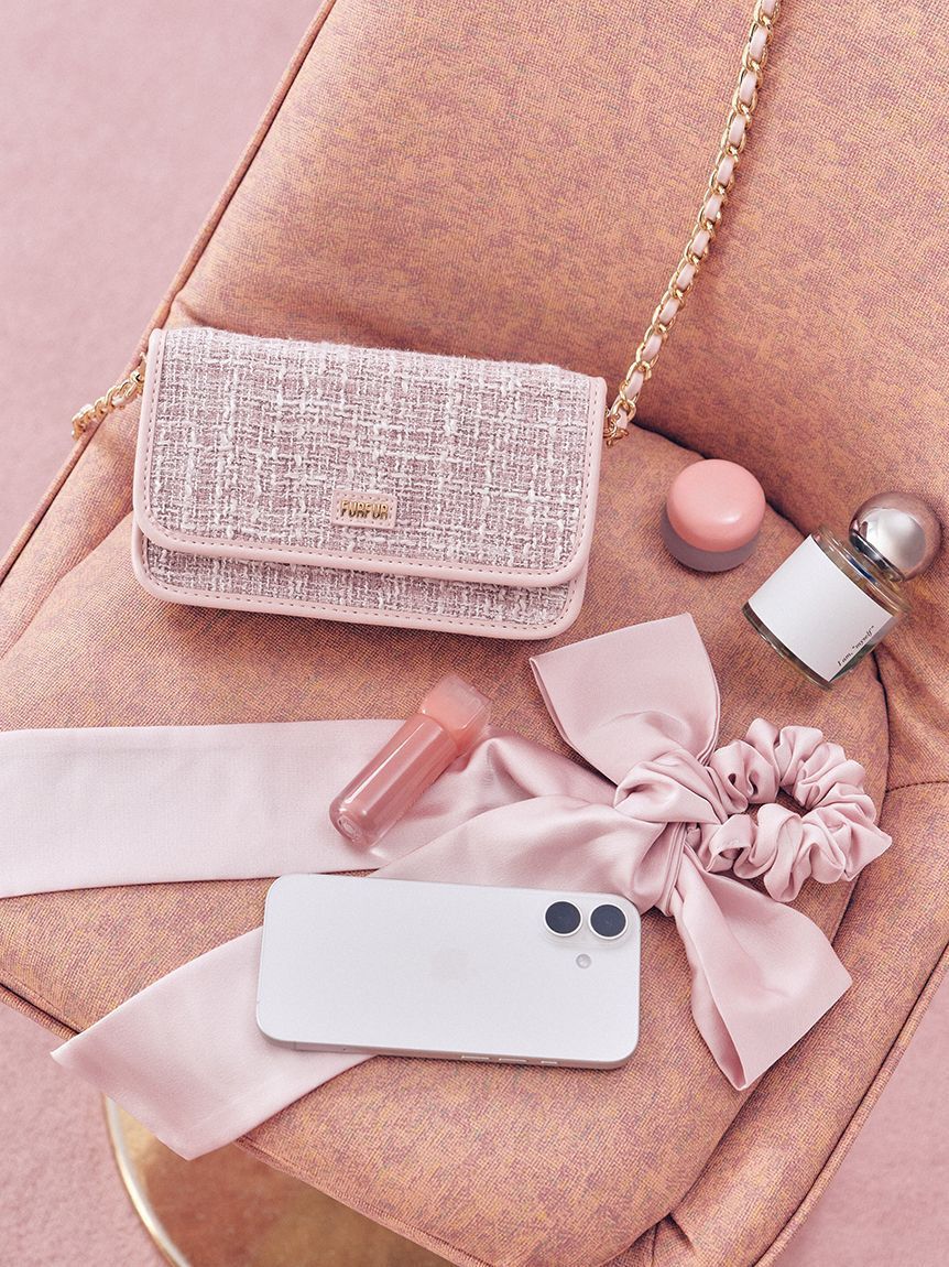 FURFUR「【限定カラー】ツイードロゴフォンホルダー」|ショルダー・メッセンジャー|