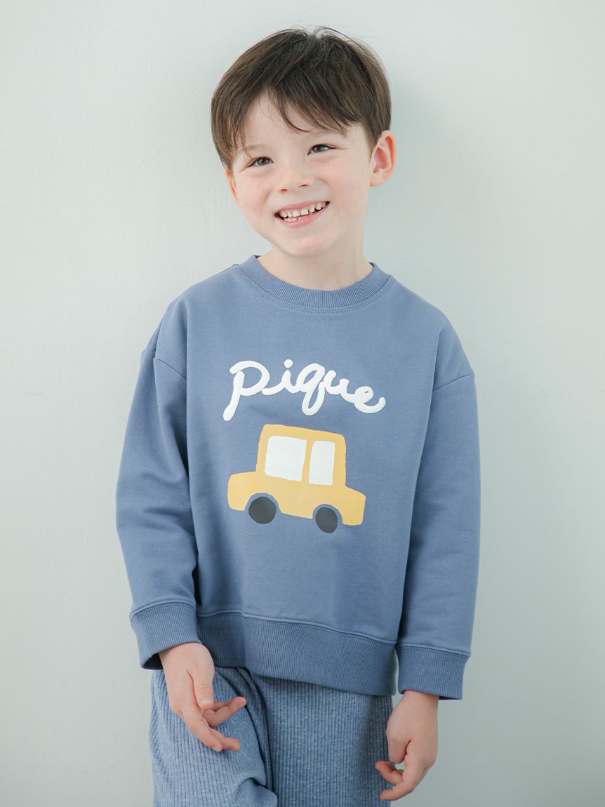 GELATO PIQUE KIDS & BABY「【KIDS】裏毛ワンポイントプルオーバー」|プルオーバー|NVY