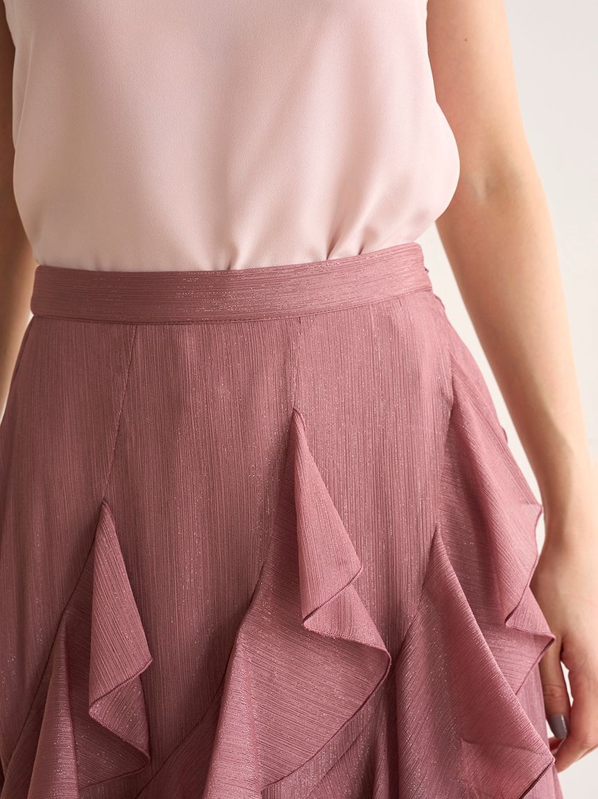 SNIDEL「ラッフルフリルティアードスカート」|スカート|