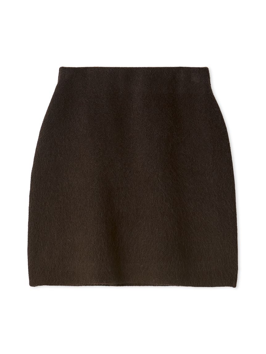 FRAY I.D「ラクーンダブルフェイスニットミニスカート」|スカート|